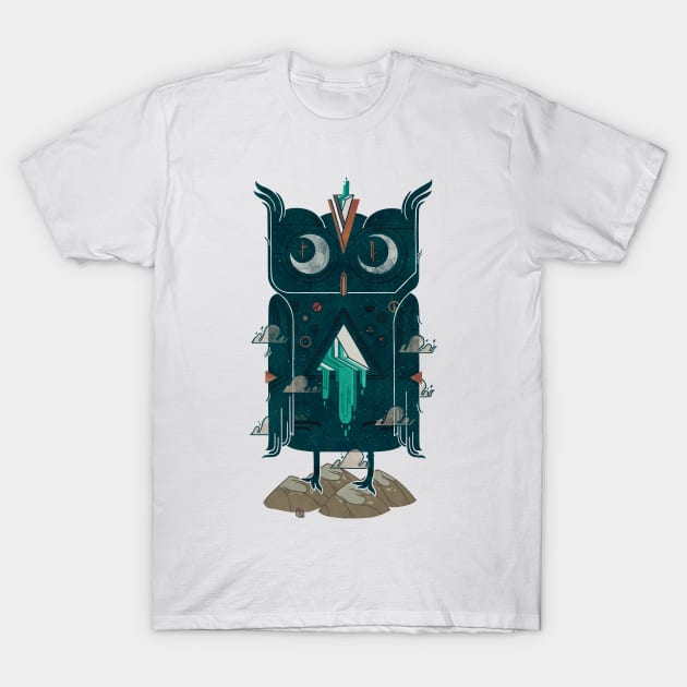 Night Owl T-Shirt by againstbound